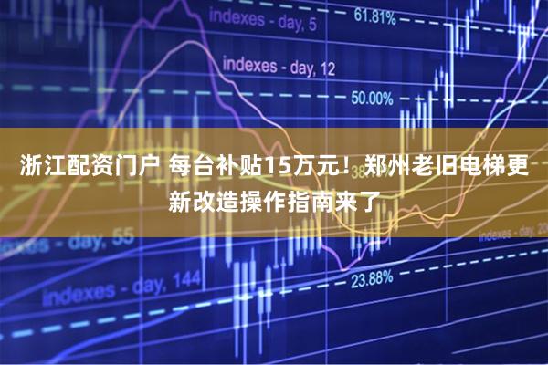 浙江配资门户 每台补贴15万元！郑州老旧电梯更新改造操作指南来了